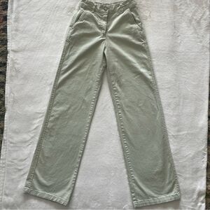 Bershka light green wide leg pants